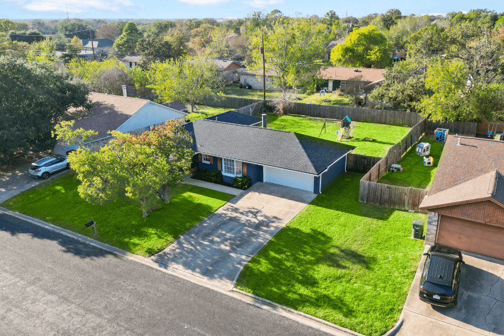 Aerial real estate photography representing the Picture This Property Greater Houston service area