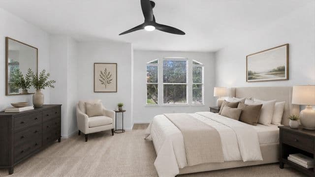 Bedroom photographed for the 20527 Rustic Rail Ct listing.